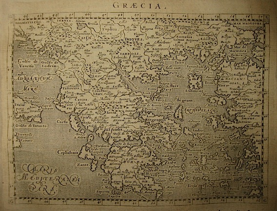 Magini Giovanni Antonio Graecia 1620 Padova 